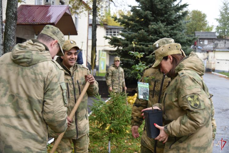 В Удмуртии росгвардейцы приняли участие в ведомственной акции «Древо Сталинграда»