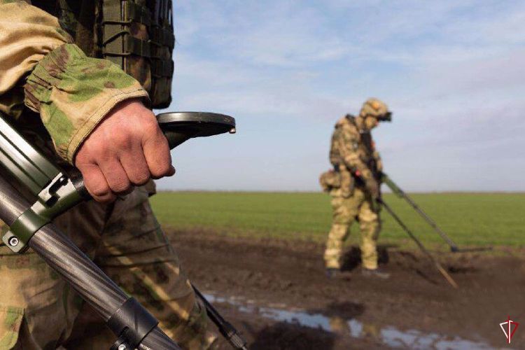 Росгвардия показала работу саперов в районе специальной военной операции (ВИДЕО)