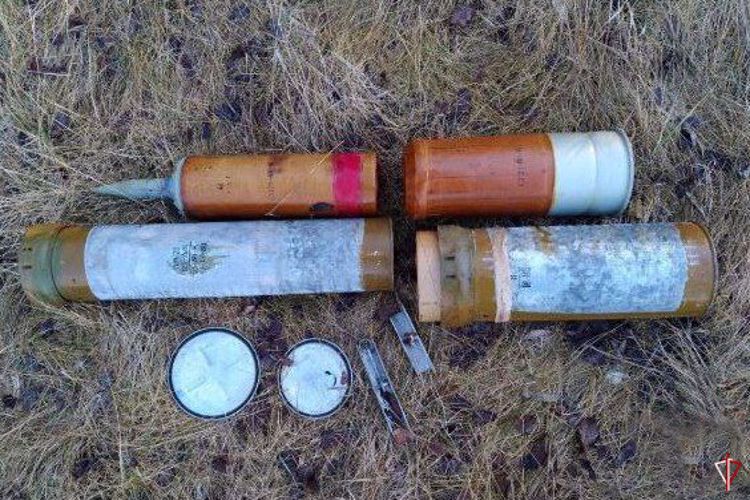 Более 130 танковых снарядов обнаружили росгвардейцы в Херсонской области (видео)