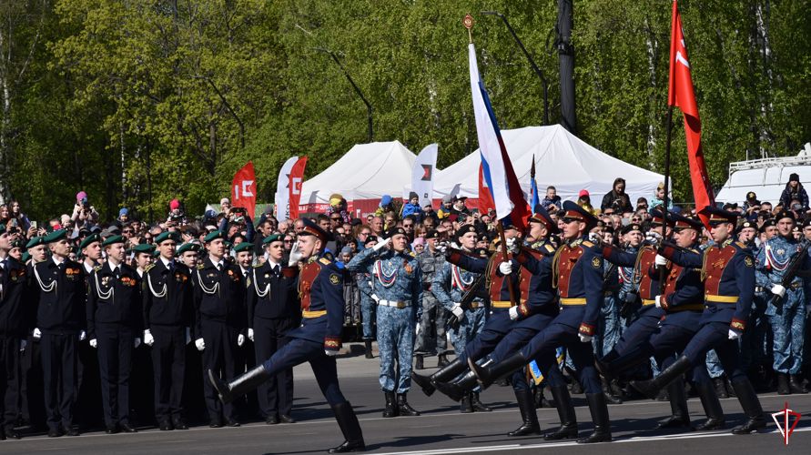 В Удмуртии росгвардейцы приняли участие в торжественных мероприятиях, посвященных празднованию 78-ой годовщины Великой Победы