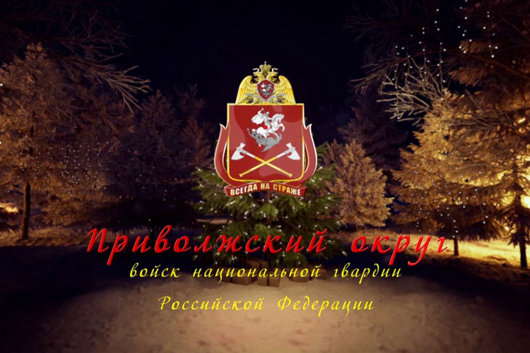  Новогодний онлайн-концерт от ансамбля песни и пляски Приволжского округа войск национальной гвардии России