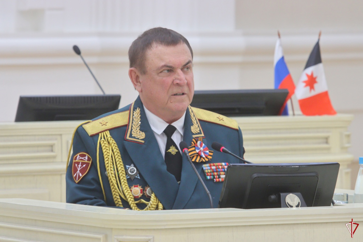 Представители династии росгвардейцев приняли участие в Уроке мужества, который прошёл в Государственном Совете Удмуртской Республики