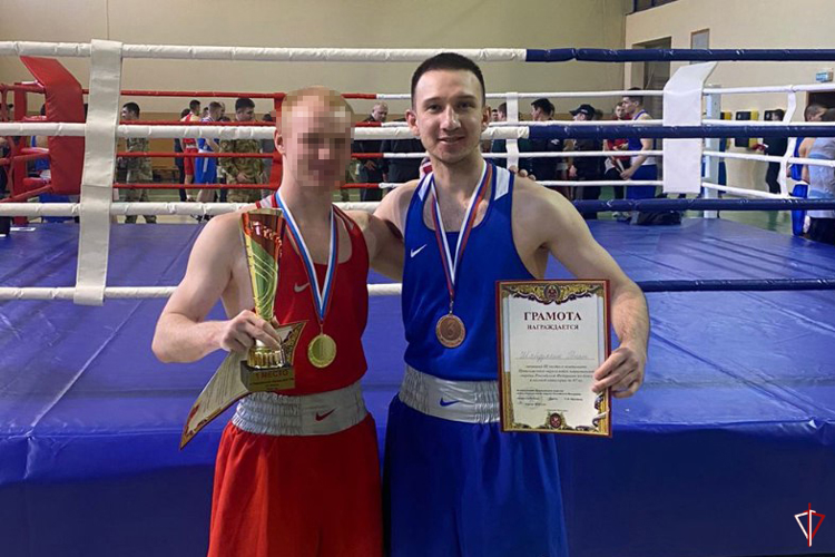Боец ОМОН из Удмуртии завоевал золото чемпионата Приволжского округа Росгвардии по боксу