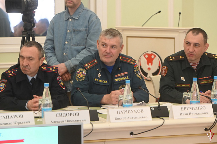 В Удмуртии заместитель начальника территориального Управления Росгвардии принял участие в заседании организационного комитета по празднованию 80-летия Победы 