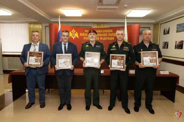 В Росгвардии в преддверии 100-летия дивизии имени Ф.Э. Дзержинского состоялось торжественное гашение почтовых марок