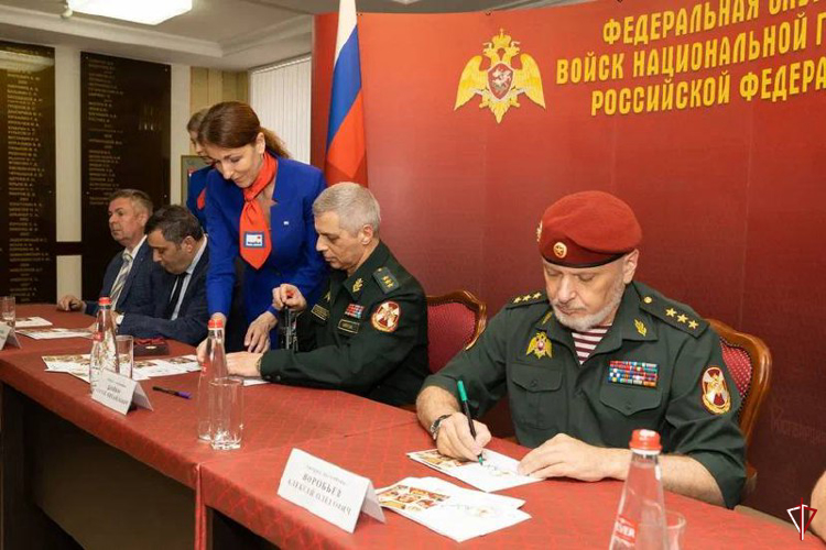 В Росгвардии в преддверии 100-летия дивизии имени Ф.Э. Дзержинского состоялось торжественное гашение почтовых марок