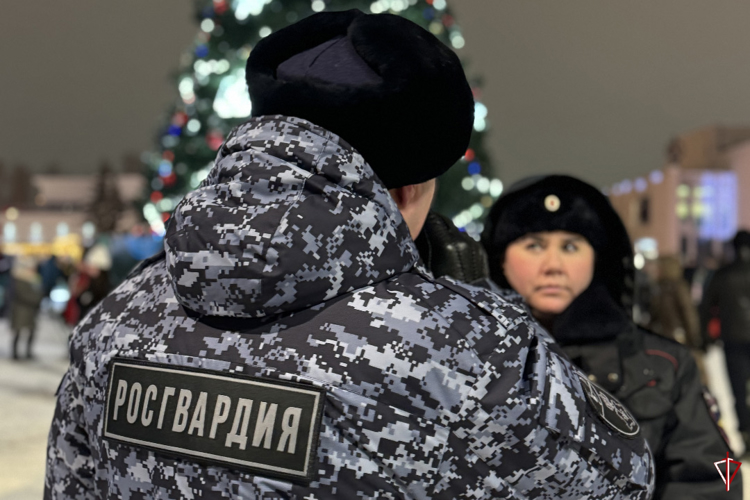 Росгвардейцы приняли участие в обеспечении правопорядка и безопасности в новогоднюю ночь в Удмуртии