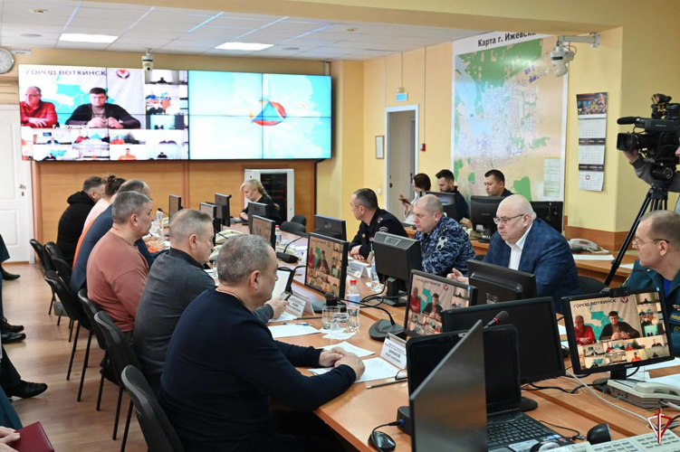 Начальник территориального управления Росгвардии принял участие в совещании под председательством Главы Удмуртской Республики