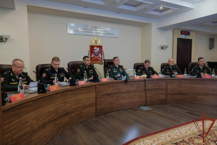 В Приволжском округе Росгвардии состоялся военный совет