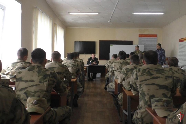 В Управлении Росгвардии по Удмуртской Республике прошли военные сборы с гражданами, пребывающими в запасе