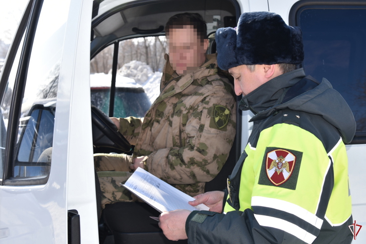 Военная автоинспекция Управления Росгвардии по Удмуртской Республике провела профилактическую акцию