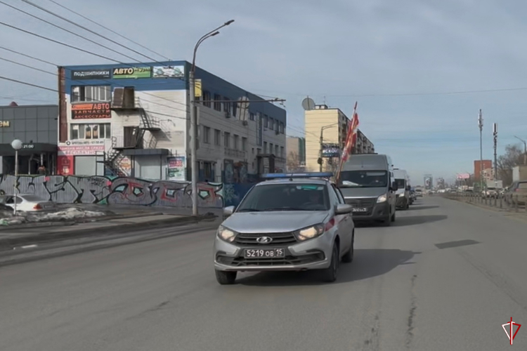 В Удмуртии стартовал автопробег Росгвардии, приуроченный к юбилею ведомства (видео)