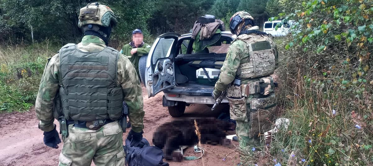 В Удмуртии при поддержке спецназа Росвгардии задержан подозреваемый в браконьерстве (видео)