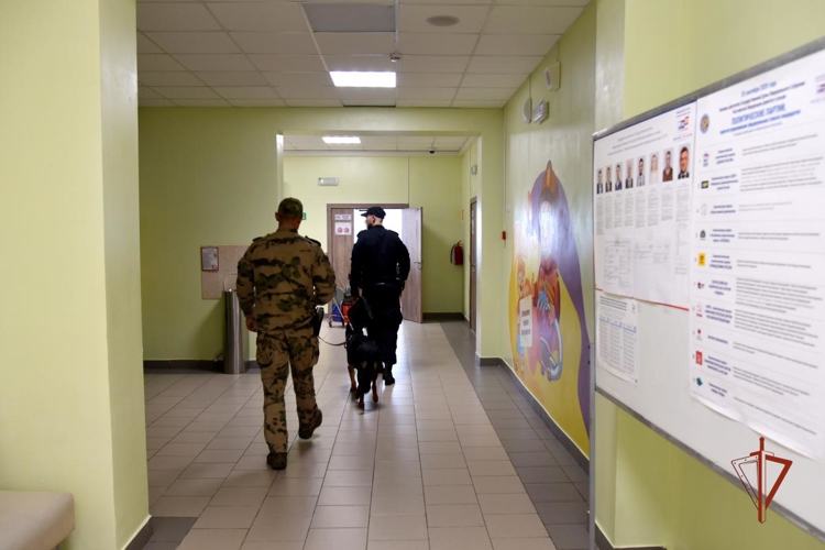 В Удмуртии сотрудники и военнослужащие Росгвардии принимают участие в обеспечении общественной безопасности в ходе проведения Единого дня голосования