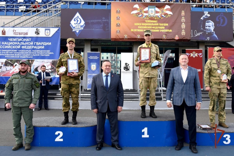 В Удмуртии завершился чемпионат Росгвардии по летнему офицерскому троеборью