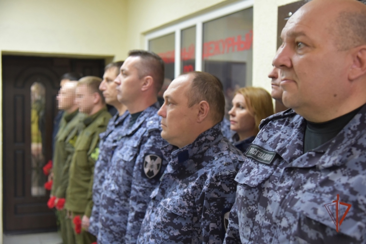В Управлении Росгвардии по Удмуртcкой Республике состоялось открытие стены памяти сотрудникам, погибшим при выполнении служебного долга
